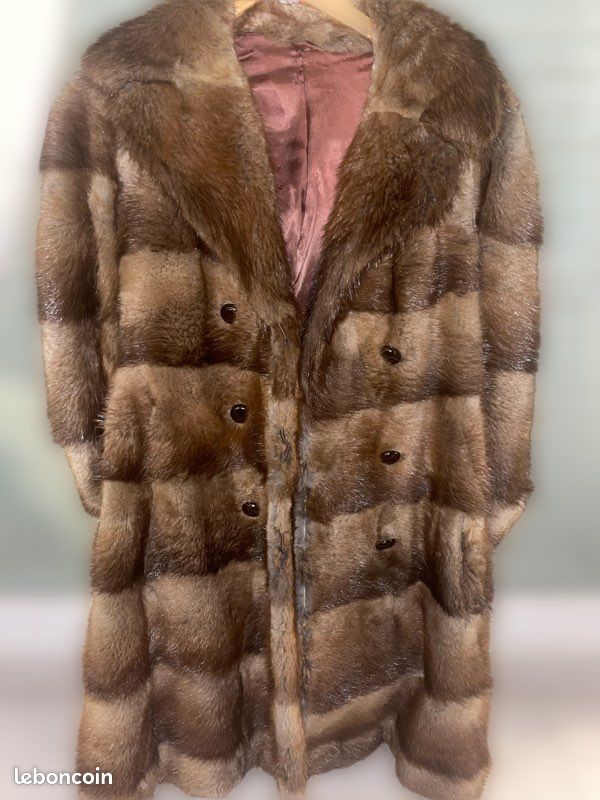 Manteau en fourrure de vison vintage – excellent état – provenance Canada (image 1)
