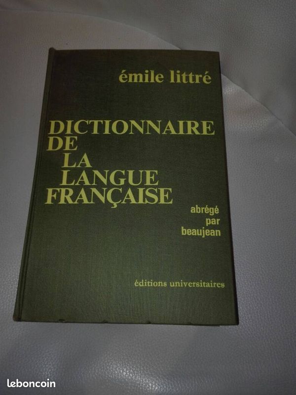 Dictionnaire de Émile Littré abrégé par Beaujean (image 1)