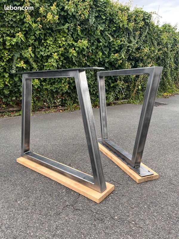 Pieds table à manger trapèzes, U sur mesures (image 4)