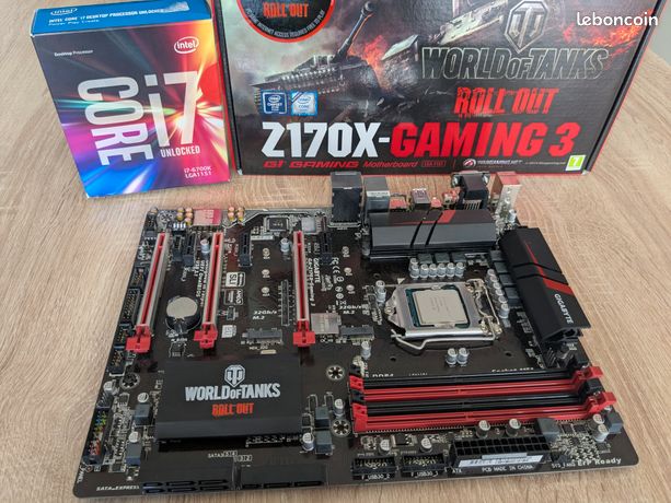 CARTE MÈRE GIGABYTE GA-H61M-DS2 REV 2.2 - Core i5-3330. EUR 39,00