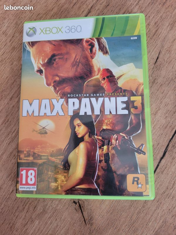 Jeu Max Payne 3 Pour Xbox 360 - PAL, Bon état, Disque Propre