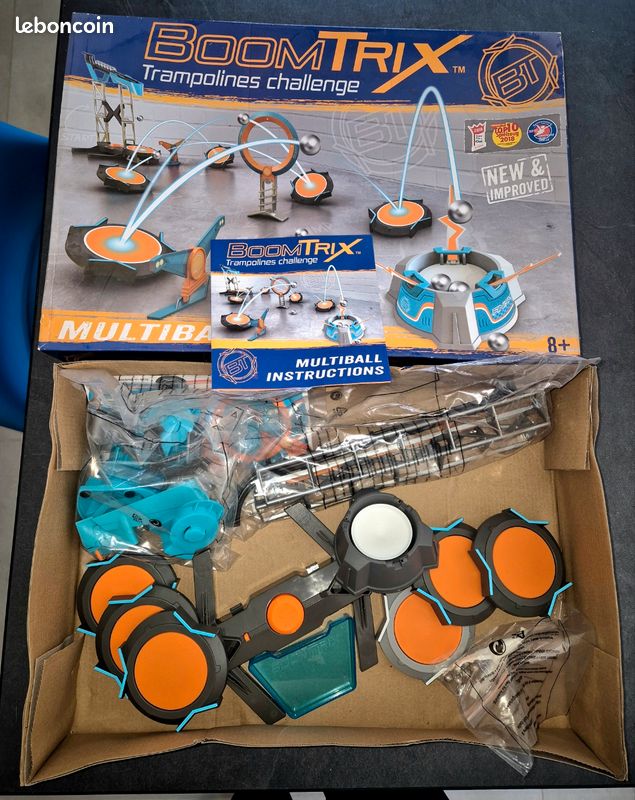 Jeu enfant billes et trampoline boomtrix multiball (image 2)