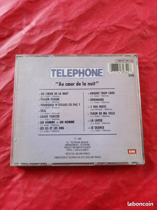 CD - Téléphone : au coeur de la nuit (image 4)