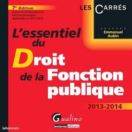 L'Essentiel du Droit de la Fonction Publique (image 1)