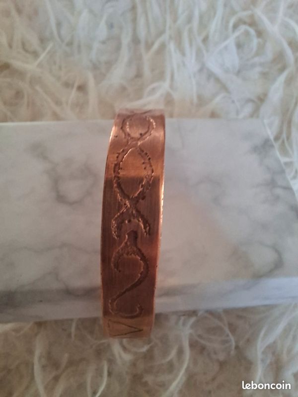 Bracelet cuivre fait main (image 1)