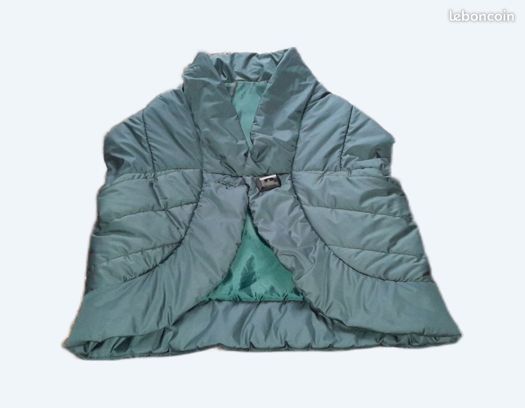 Veste matelassée sans manches Made in Italy émeraude Vêtements