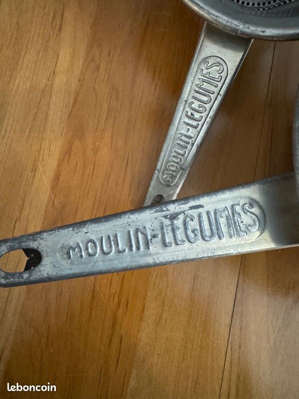 Moulin legumes vintage Moulin-Légumes aluminium 2 tailles passoire retro cuisine (image 9)