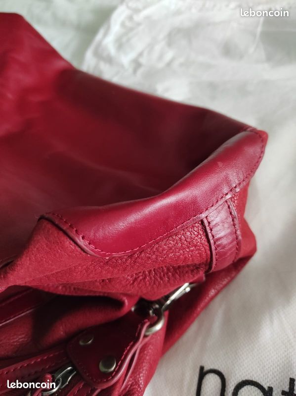 Nat et Nin sac cabas Macy Col. Carmin (image 13)