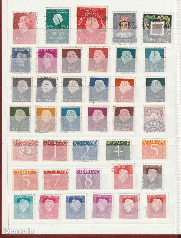 ALBUM de TIMBRES de PAYS-BAS/DANEMARK/BELGIQUE/SUISSE (image 2)