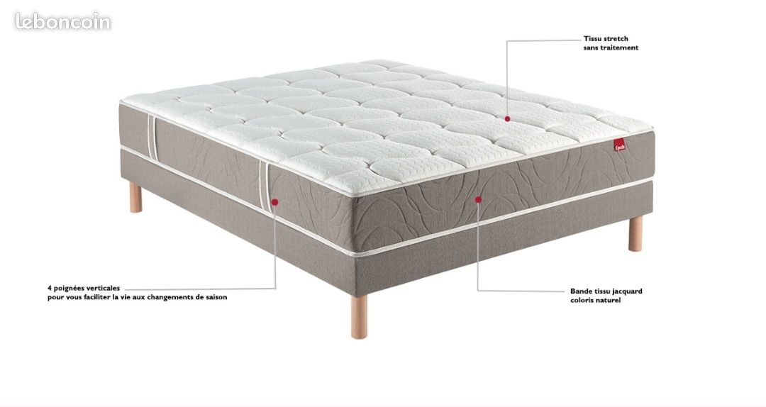 Matelas Epeda Embrun (très peu servi) (image 2)