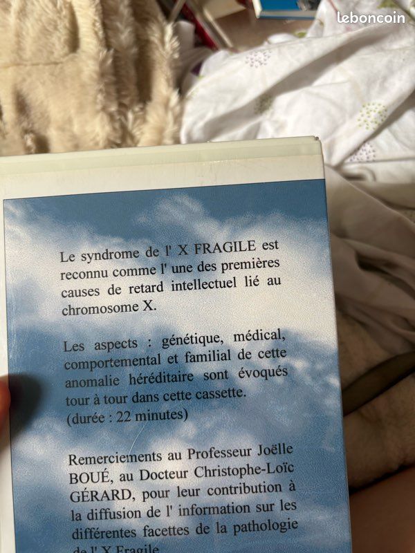 VHS : X Fragile. Philippe Fabre, Éric Guillotte. Mosaïque, 1998. NEUF (image 8)
