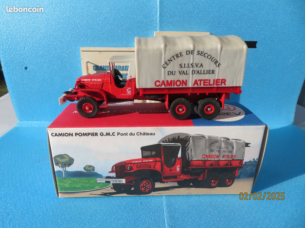 Norev - Véhicule miniature - Mercedes Benz camion de pompiers Atego