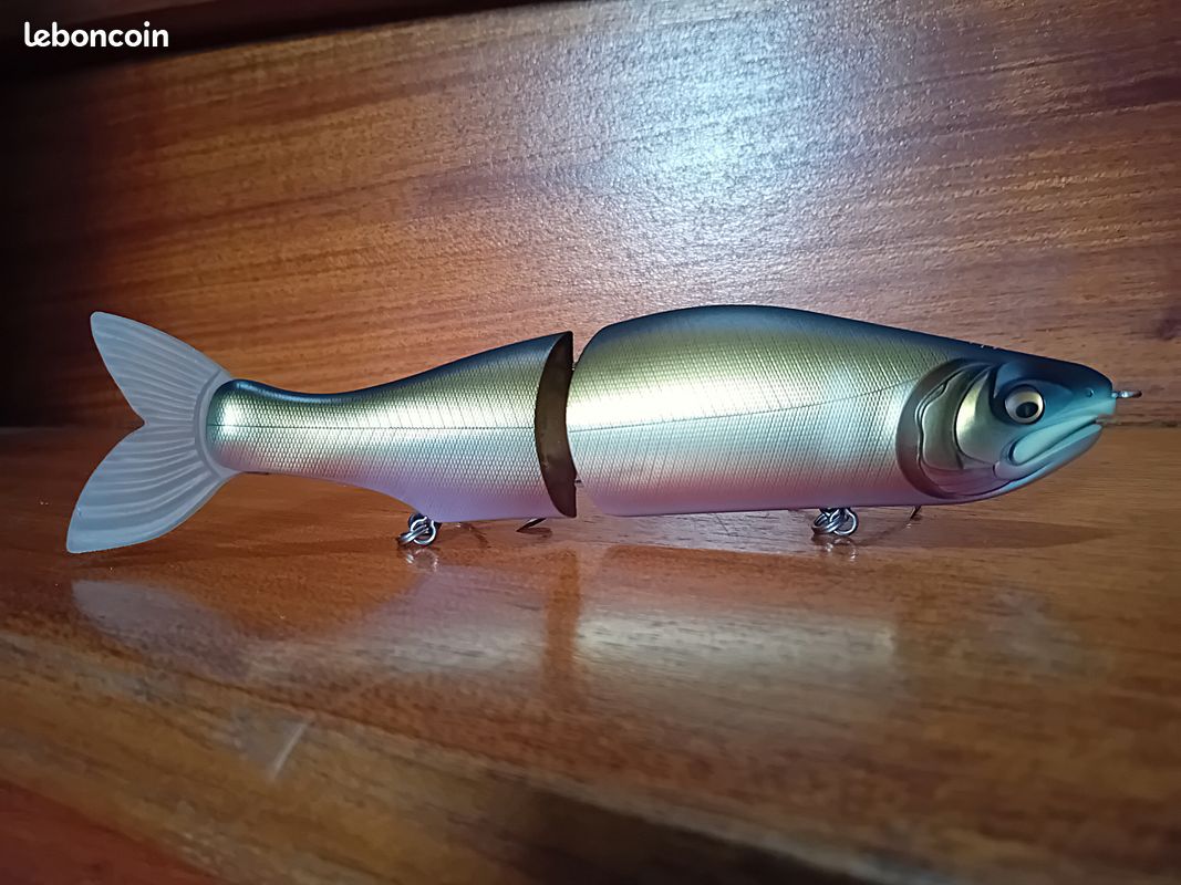Leurre Megabass I-Slide 187 Customisé - Appât De Natation (Swimbait) Pour Black Bass