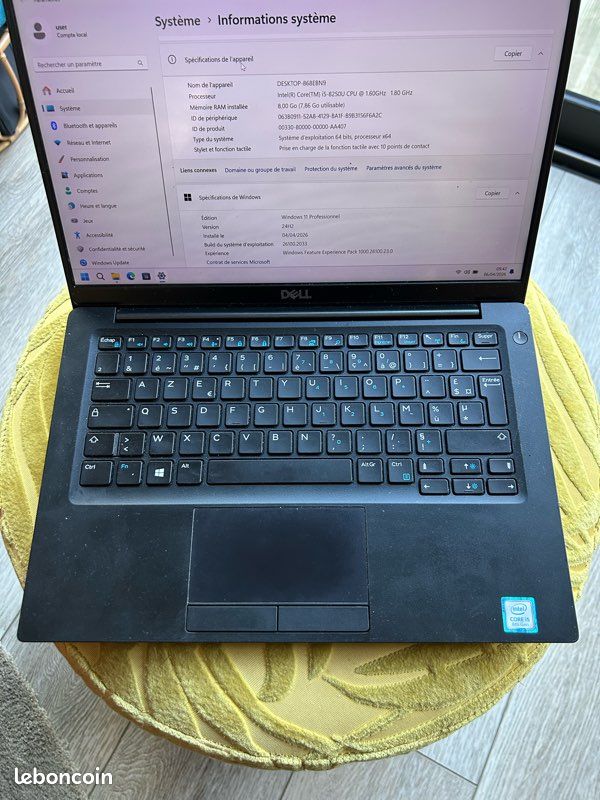 Dell Latitude 7390 i5-7300U 8GB 240GB SSD 1920x1080 Klasa A Windows 10 Professional