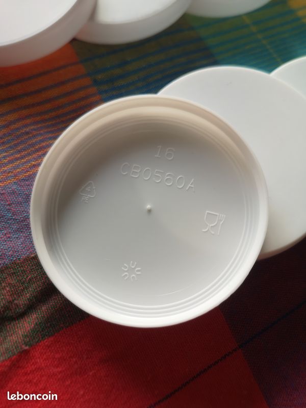 24 Couvercles Réutilisables Pour Pots De Yaourt, Confiture, Conserve - Silicone Sans BPA, Lavables Au Lave-vaisselle