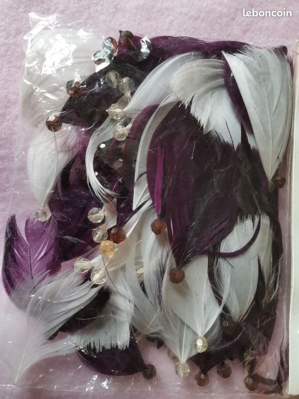 Sachet de plumes perlées (image 3)