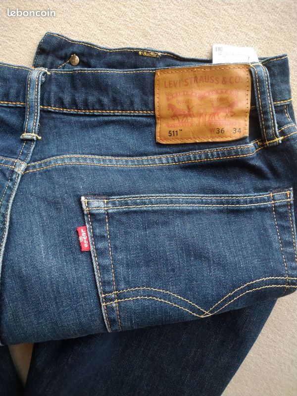 Jean Homme LEVI STRAUSS 511 W36 L34 coupe regular (image 1)