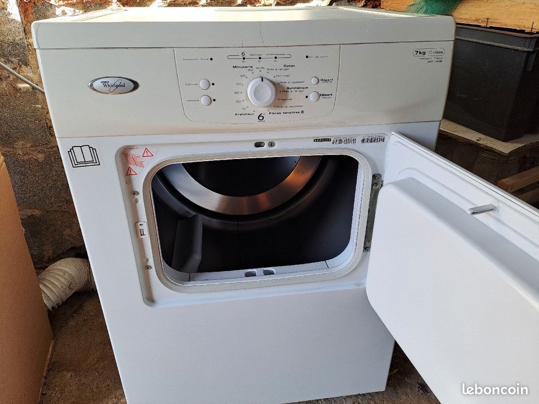 Sèche linge whirlpool d'occasion - Annonces Electromenager leboncoin