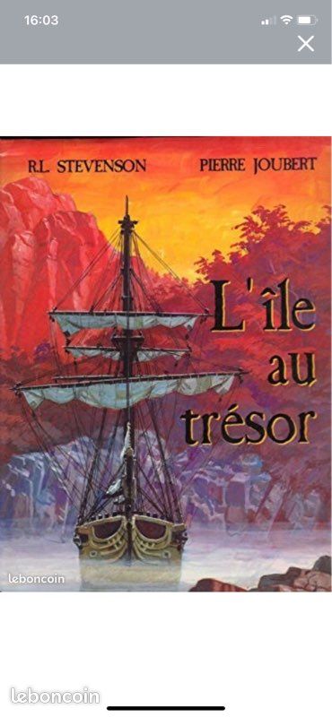 L’île au trésor illustrée par Pierre Joubert (image 1)