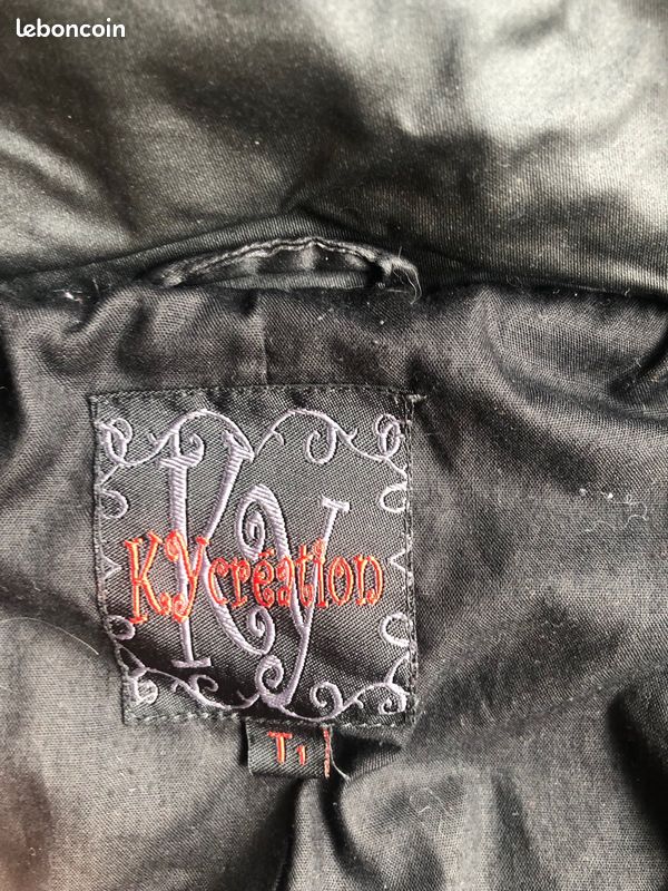 Veste imperméable noire 12-16 ans (image 4)