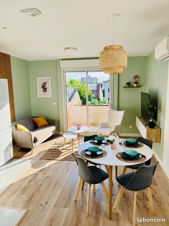 T3 63m2 meublé refait à neuf avec balcon de 8m2