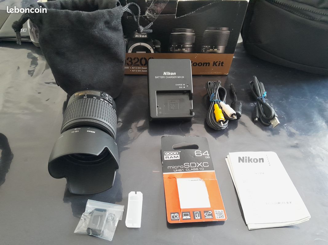 Appareil photo reflex NIKON D3200 Double zoom Kit (image 6)