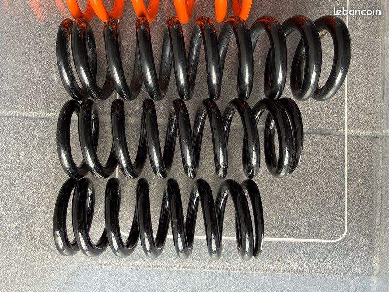 Ressorts amortisseurs Fox DHX Acier noir et SLS orange (image 6)
