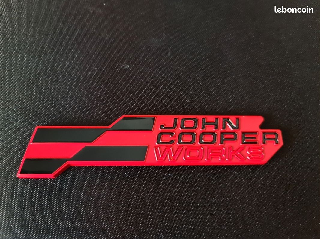 Emblema Portellone Mini In Metallo – Logo John Cooper Works (JCW) 135mm Per Clubman E One - Foto 3