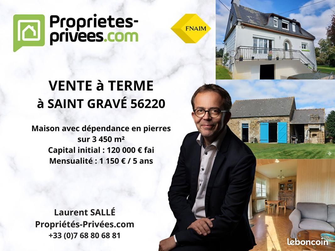 Maison 7 pièces 105 m² · à Saint-Gravé · 105 m² · 120 000 €