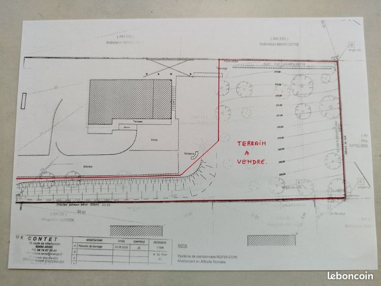 Terrain constructible · à L'Arbresle · 210 000 €