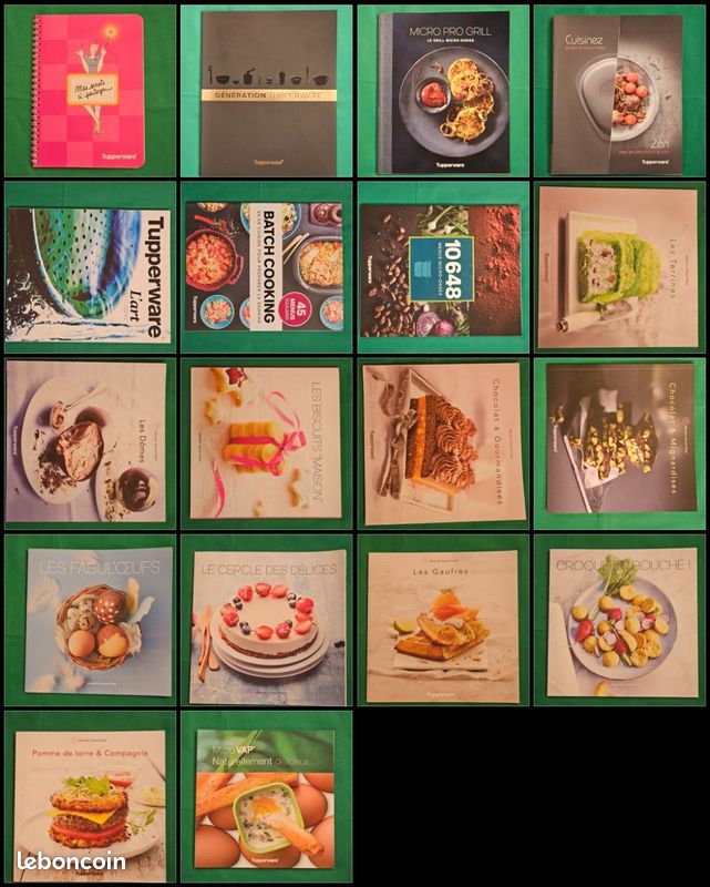 Boîte à Gâteaux Tupperware - Bleue - Occasion Bon état - Fabriquée En France