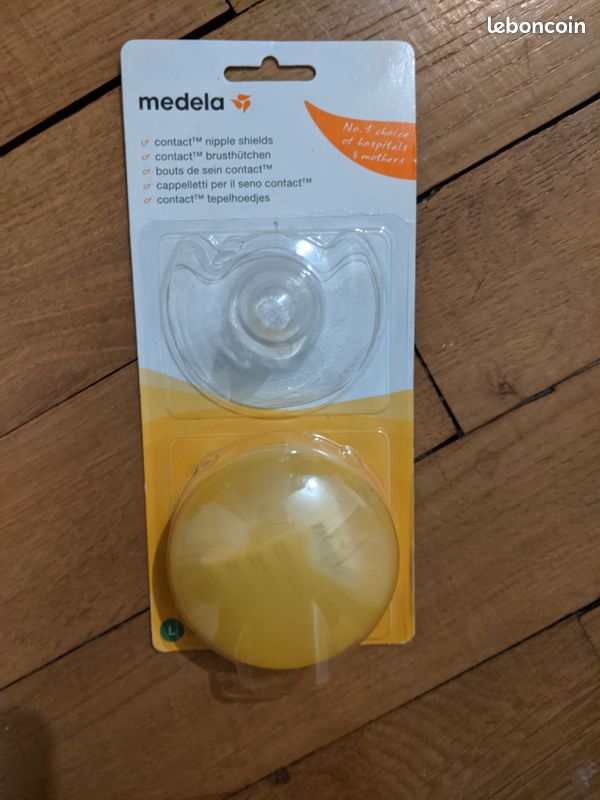 Bouts de seins silicone Medela taille L (image 1)