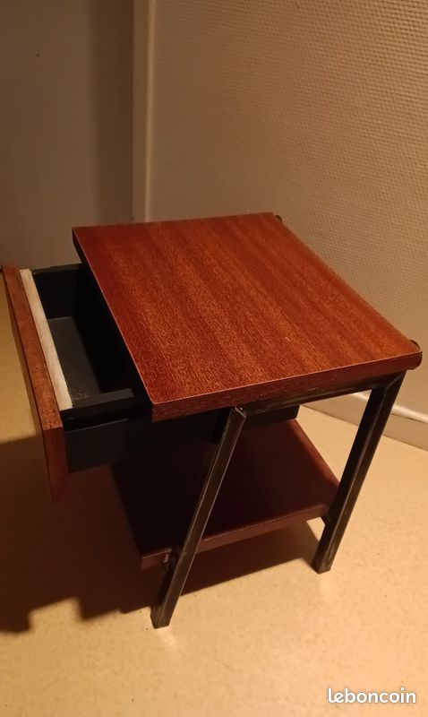 Petite table basse/ bout de canapé vintage (image 1)