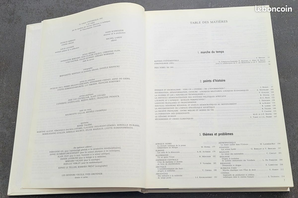 Encyclopaedia Universalis- Edition 1992 - livre sur l'année 1991 (image 6)