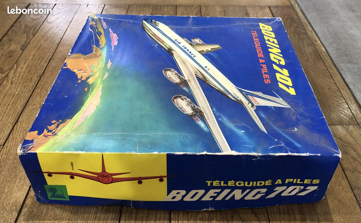 AVION MONT BLANC Jouet Filoguidé Air France Boeing 707 EUR 79,00 - FR