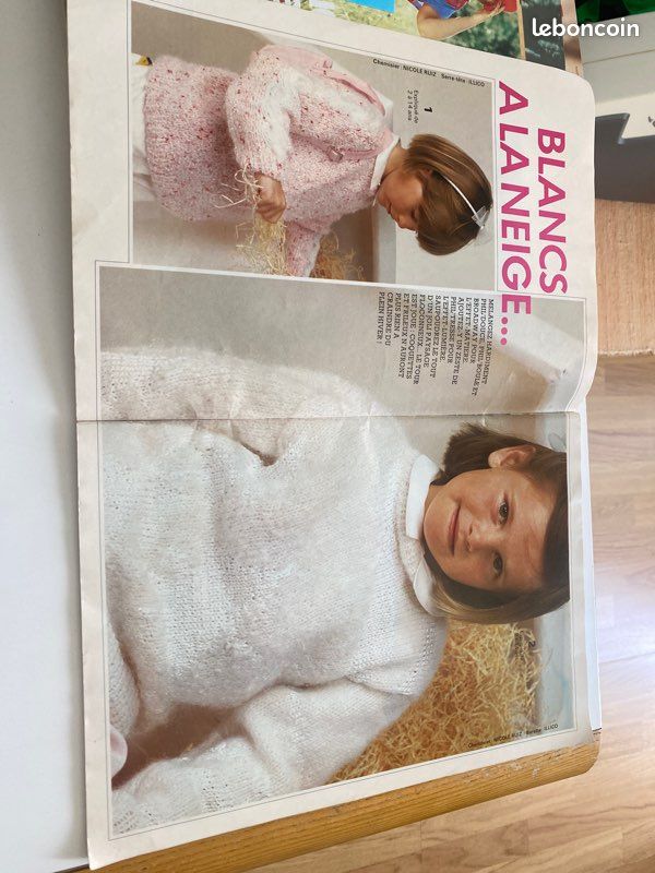 Magazine vintage de 1985 Phildar réf 124 (image 4)