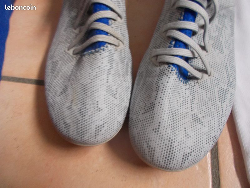 Crampons Foot DSG Enfants - Taille 1 Gris/Bleu - Garçons Et Filles