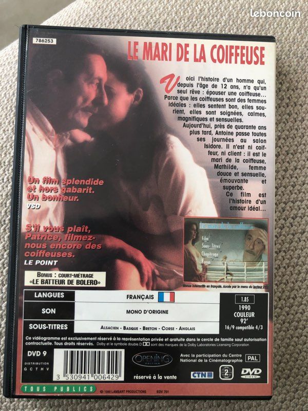 DVD le Mari de la Coiffeuse (image 2)