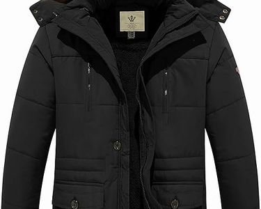 Manteau D'hiver WenVen - Parka Chaud Avec Capuche En Fausse Fourrure - Coupe-vent Imperméable Pour Homme