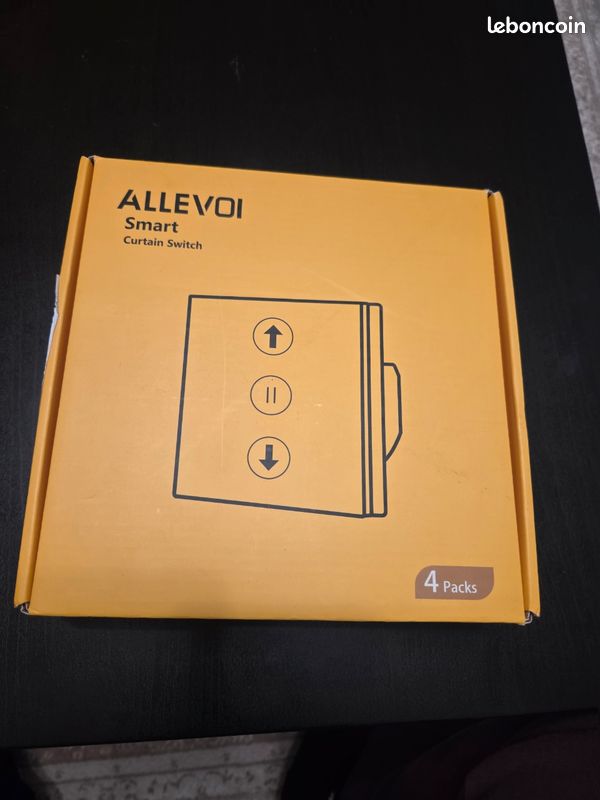 Interrupteur Volet Roulant Connecté (FIL NEUTRE REQUIS), WiFi RF433