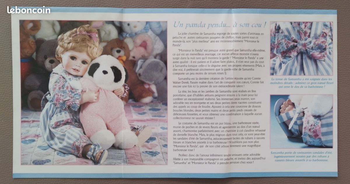 Poupée Samantha numéroté en porcelaine collection Hamilton heritage dolls (image 8)