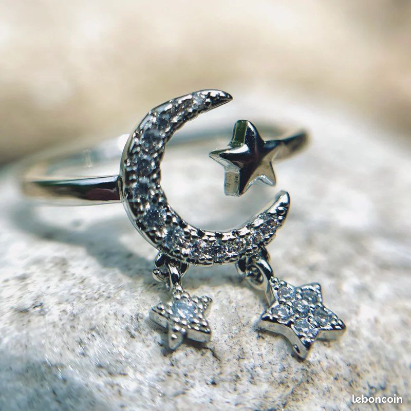Bague en Argent 925 ajustable (image 1)