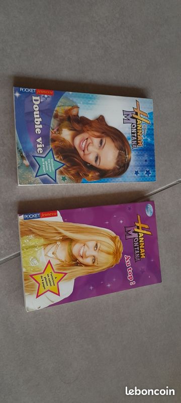 Lots de 2 livres - Hannah Montana - Disney -Très bon état (image 1)