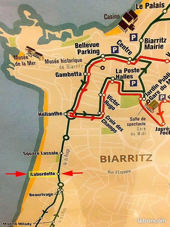 T1 200 m. Plage 'CÔTE DES BASQUES', pour MAI-JUIN (image 18)