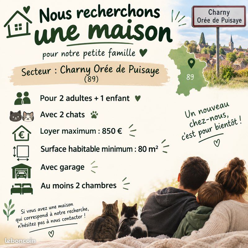 Maison 5 pièces 80 m² · à Terminiers · 80 m² · 850 €/mois