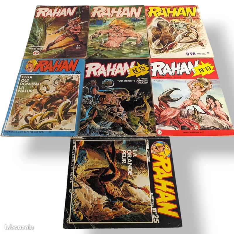 ALBUM BD L'INTEGRALE Rahan N°7 - Août 1984 EUR 9,99 - FR