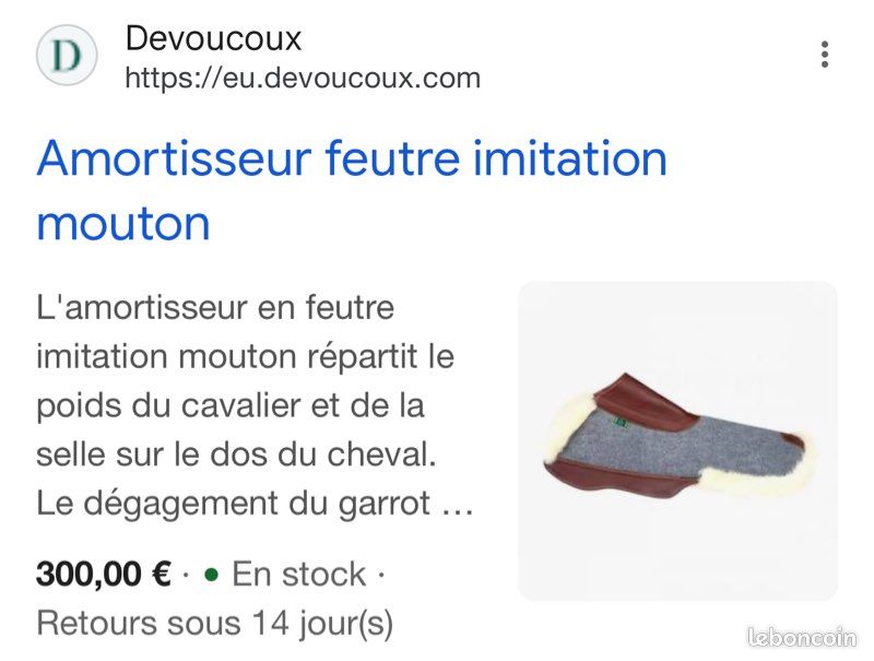 Amortisseur mouton Devoucoux (image 5)