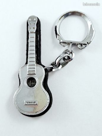 Porte-clés Métal Texas - Souvenir Voyage, Guitare - Collection G1 - Neuf