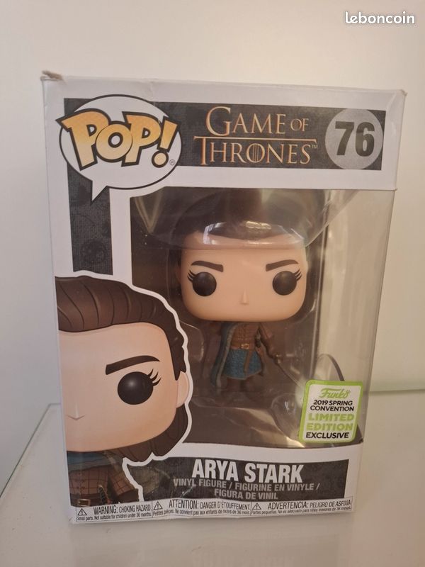 Pop Funko Game of Thrones 76 Arya Stark Spring Convention 2019