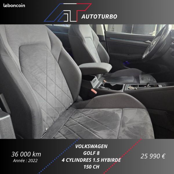Volkswagen GOLF VIII 1.5 ETSI OPF 150CH STYLE DSG7 (image 14)